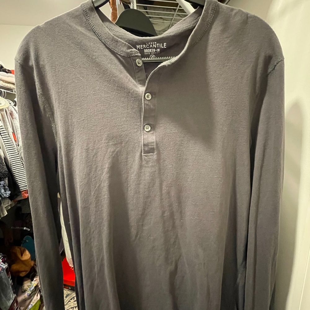 J. Crew Henley size large